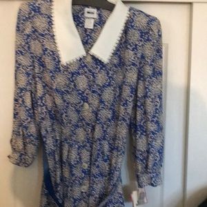 NWT Sz 20w vintage Leslie Fay collar dress